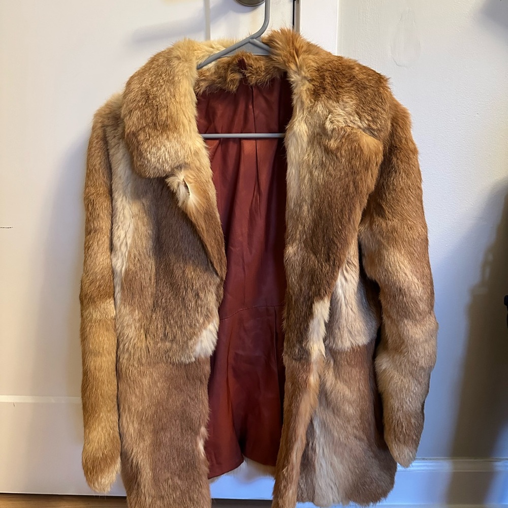 Vintage Women's Tan Fur Coat